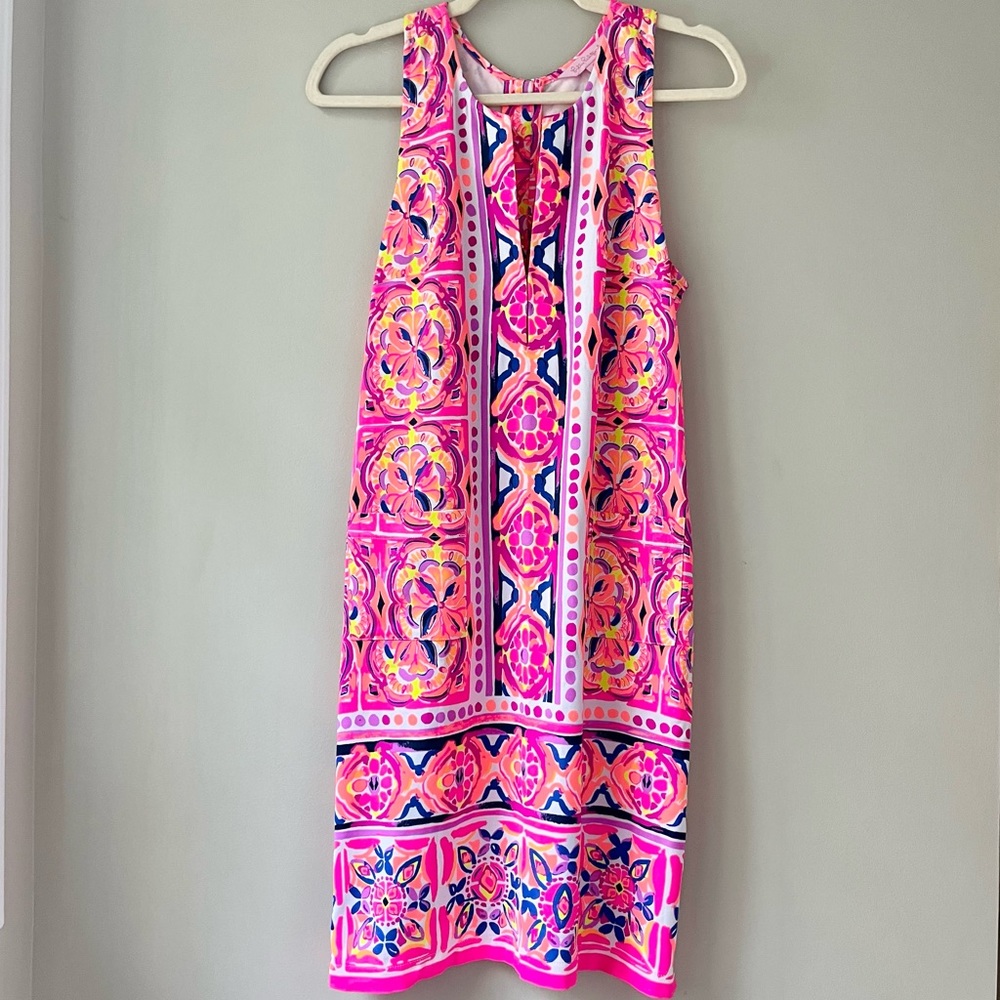 Lilly Pulitzer | Carlotta Pink Rock House Stretch Shift Dress
26707 Size 0